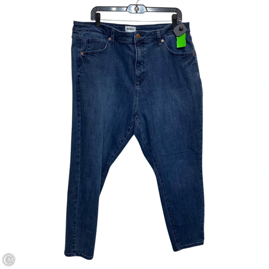 Jeans Skinny By Sonoma In Blue Denim, Size: 16