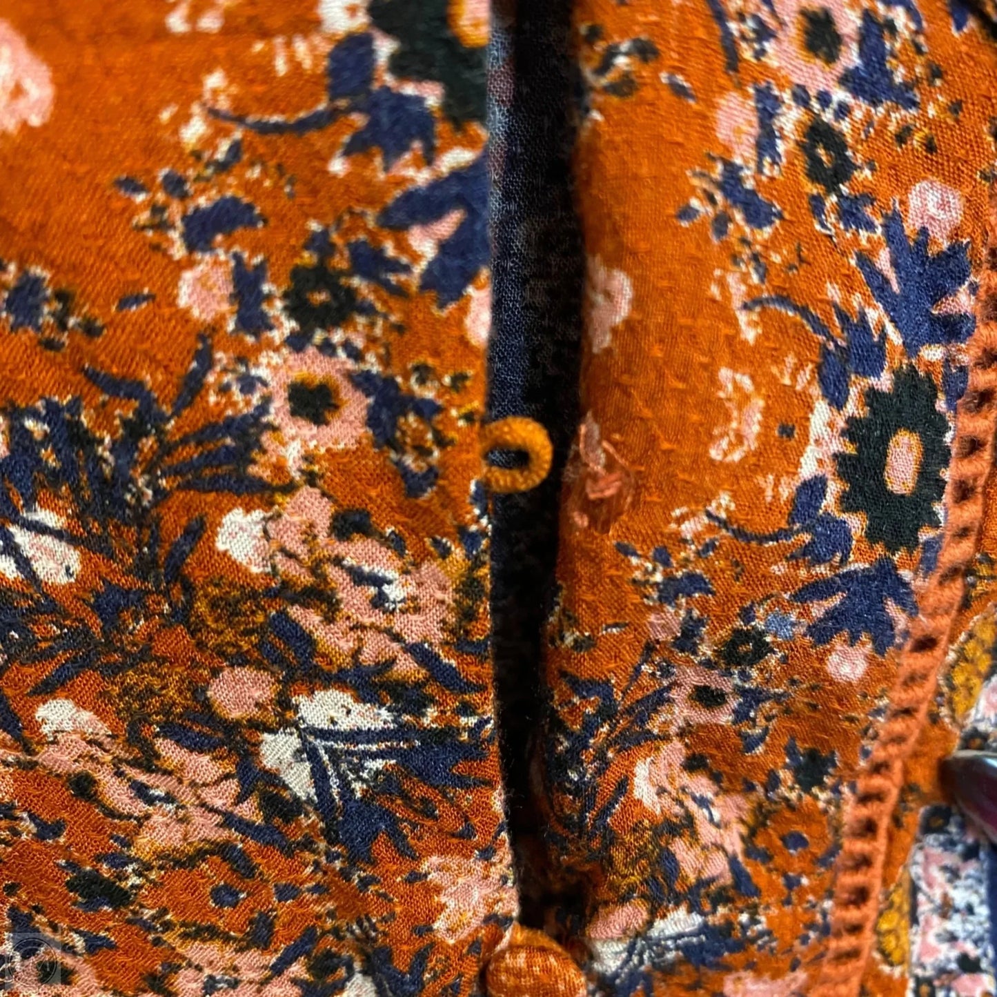 Top Long Sleeve By Altard State In Brown & Pink, Size: S