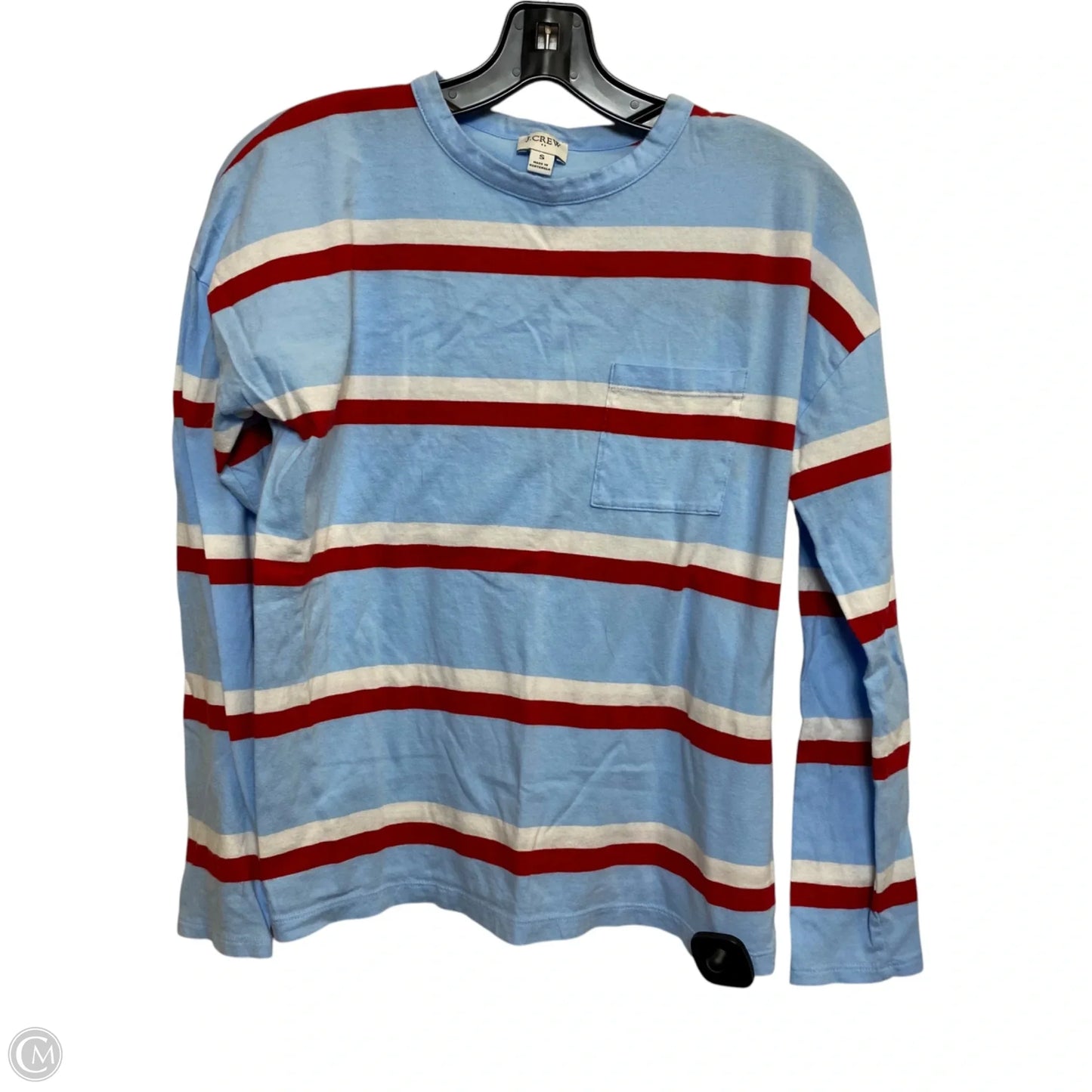 Top Long Sleeve Basic By J. Crew In Blue, Size: S