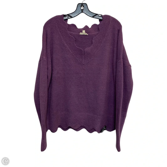 Sweater By Ee Some In Purple, Size: M