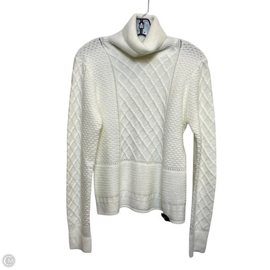 Sweater By Scoop In Cream, Size: L