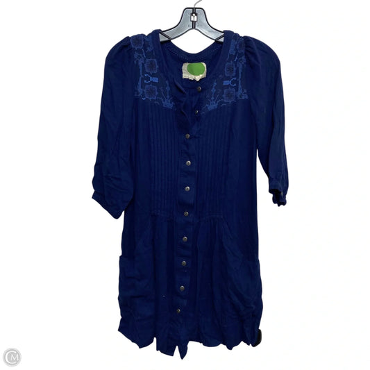 Dress Casual Short By Anthropologie In Blue, Size: Xs