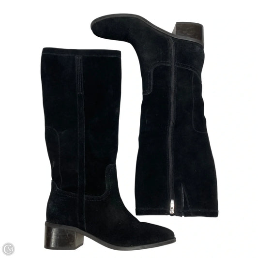Boots Knee Heels By Marc Fisher In Black, Size: 10
