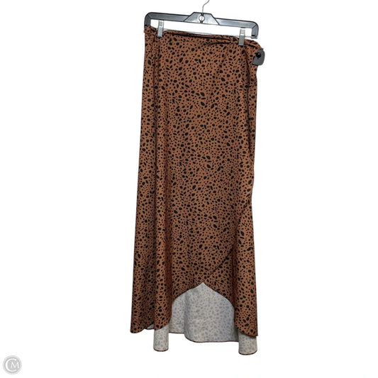 Skirt Maxi By Shein In Black & Brown, Size: L