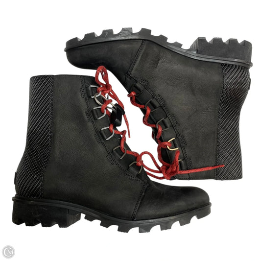 Boots Ankle Flats By Sorel In Black, Size: 10.5