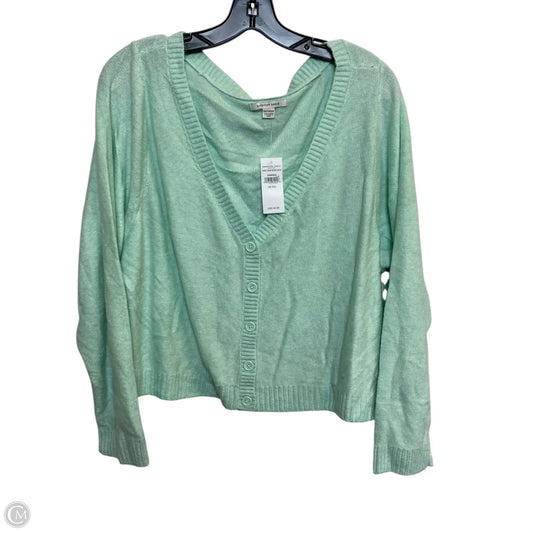 Cardigan By American Eagle In Green, Size: Xxl