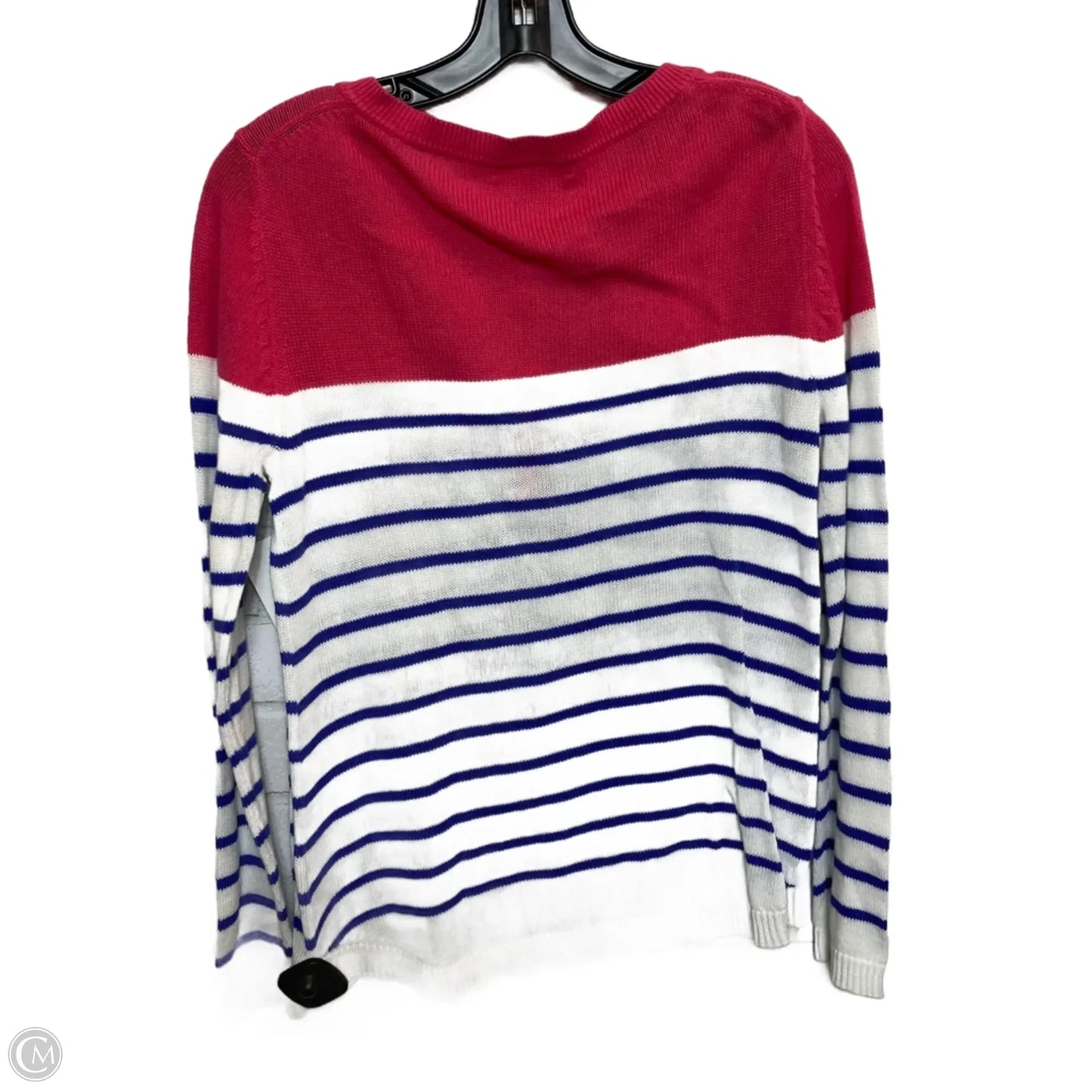 Sweater Designer By Lilly Pulitzer In Pink & White, Size: M