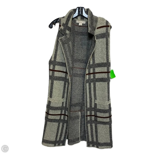 Vest Sweater By Monteau In Grey, Size: M