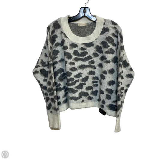 Sweater By Altard State In Grey & White, Size: M