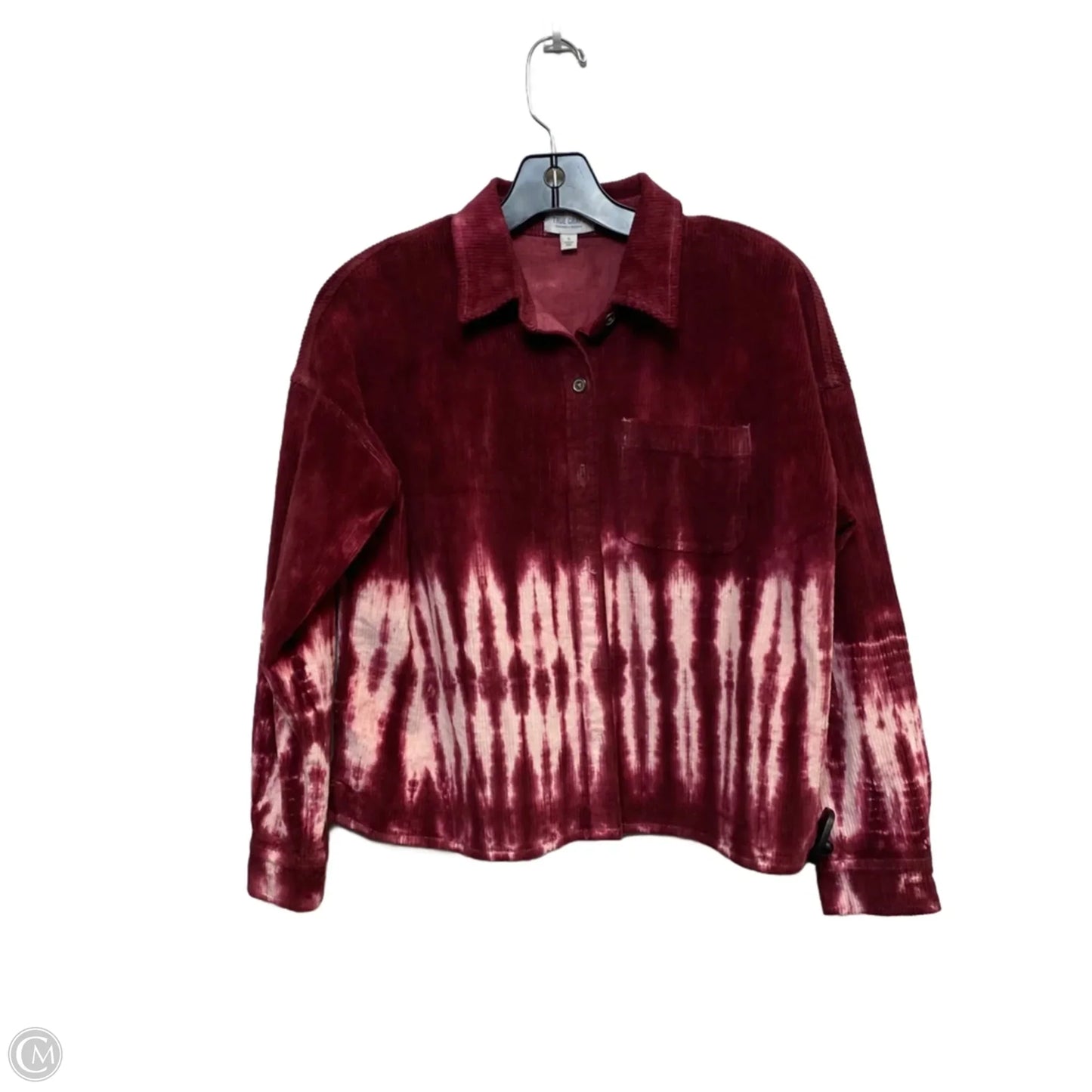 Top Long Sleeve By True Craft In Red, Size: S