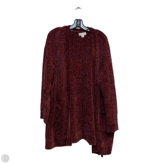 Cardigan By Ava & Viv In Purple, Size: Xl