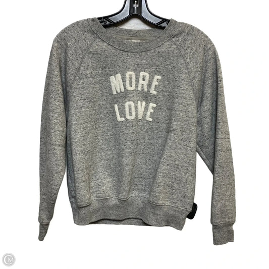 Sweatshirt Crewneck By Old Navy In Grey, Size: Xs