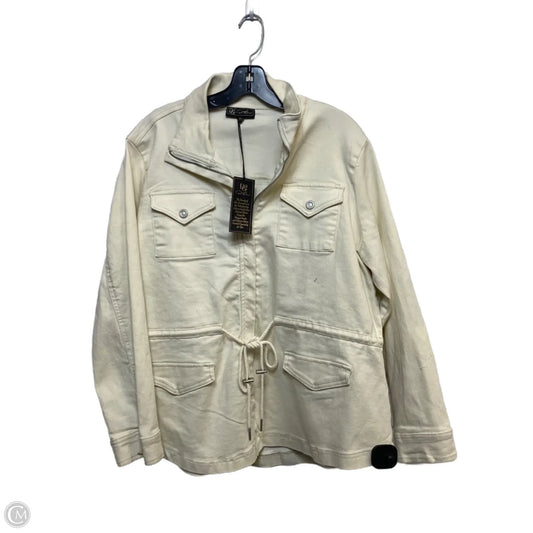 Jacket Other By Dg2 In Cream, Size: Xl