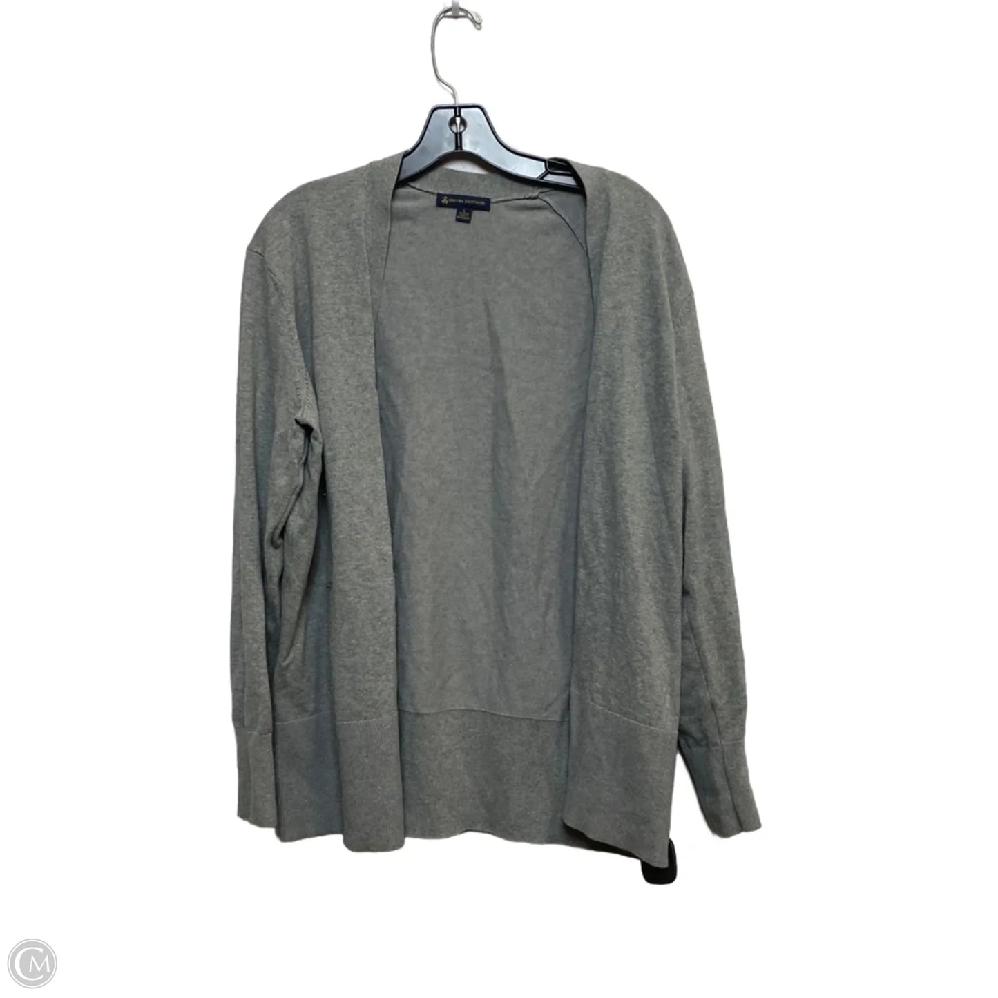 Cardigan By Brooks Brothers In Grey, Size: L