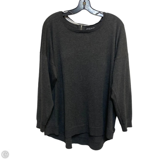 Sweater By Cable And Gauge In Grey, Size: 2x