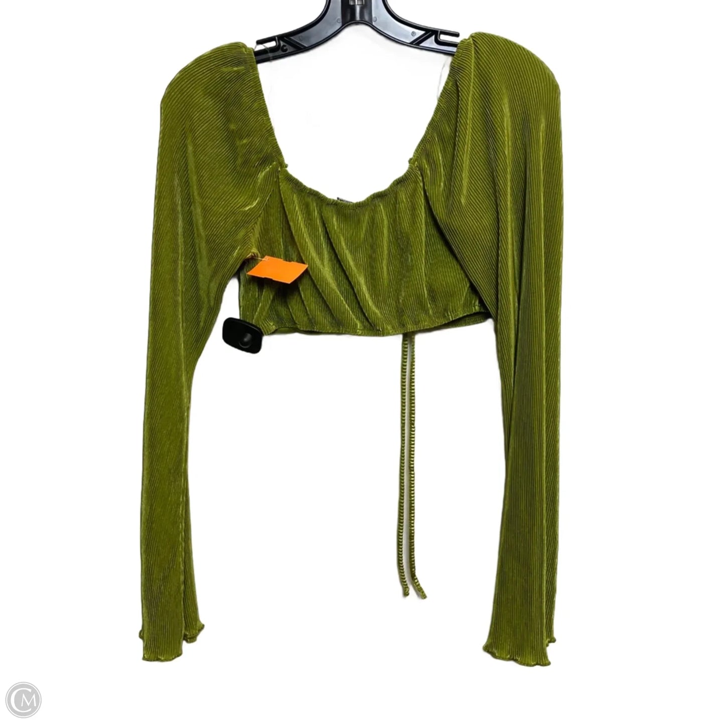 Top Long Sleeve By Wild Fable In Green, Size: M