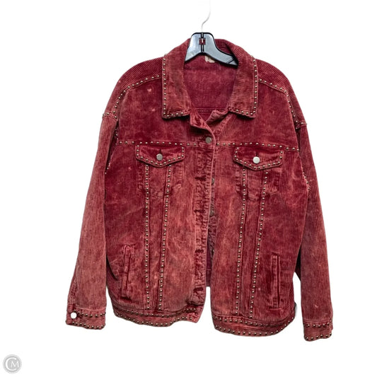 Jacket Other By Pol In Red, Size: L