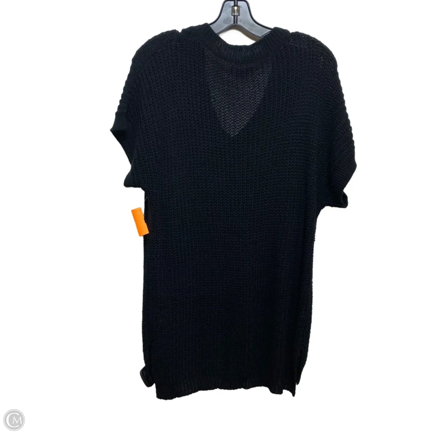 Top Short Sleeve By Bibi In Black, Size: L