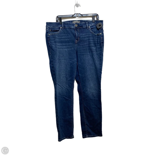 Jeans Straight By Torrid In Blue Denim, Size: 18
