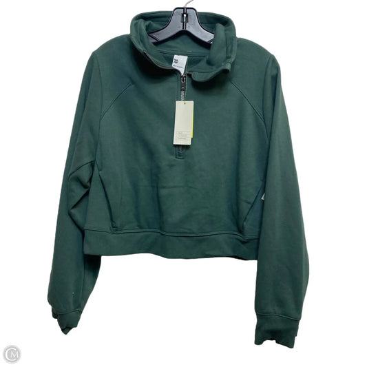 Athletic Sweatshirt Collar By All In Motion In Green, Size: M