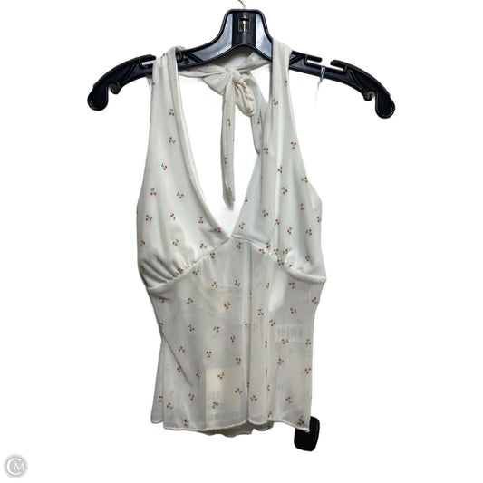 Top Sleeveless By See You Monday In White, Size: M