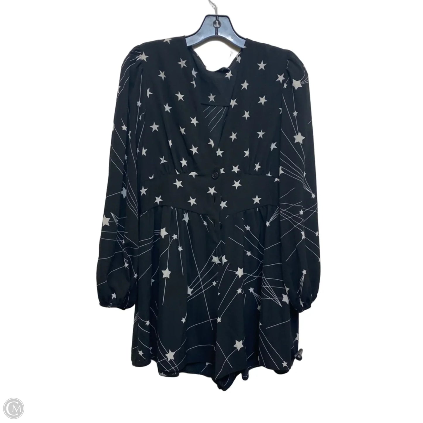 Romper By Asos In Black, Size: L