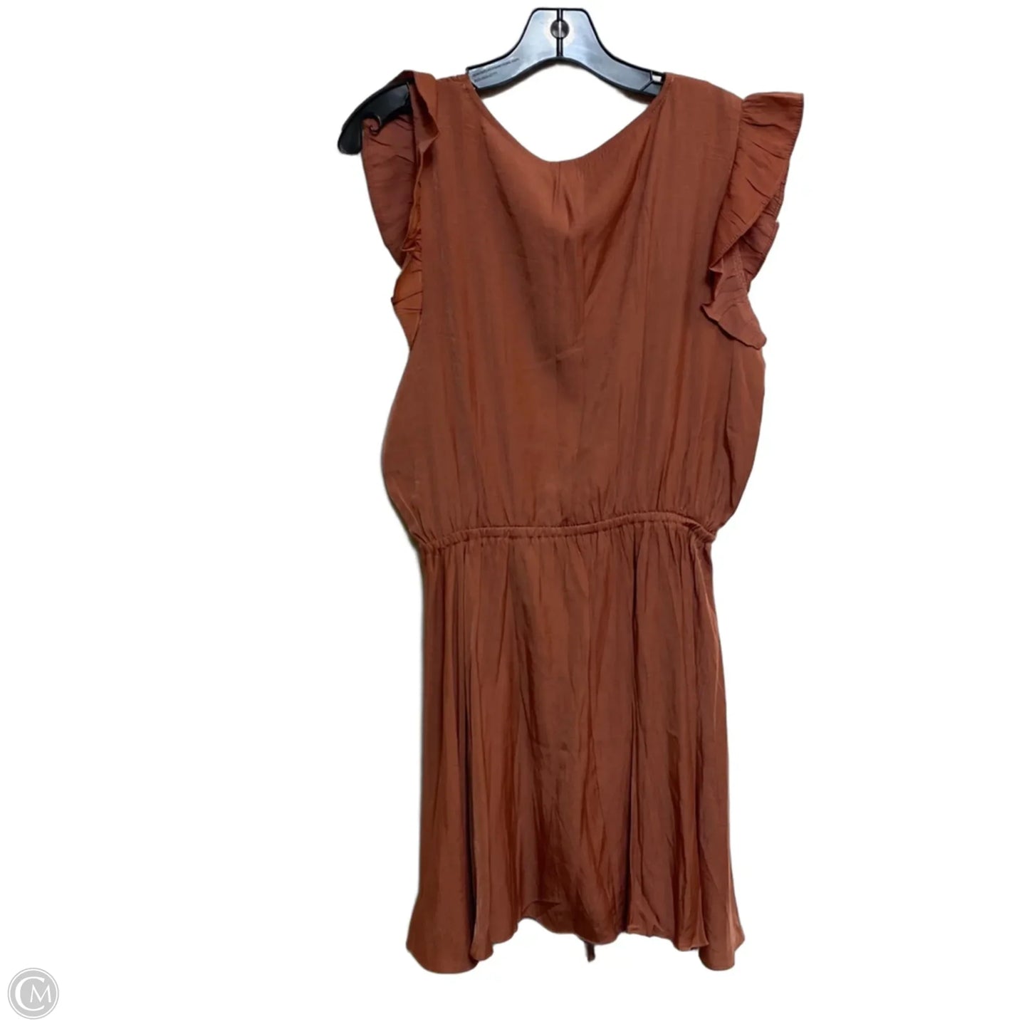 Dress Casual Short By Glam In Brown, Size: M