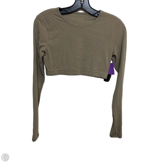 Athletic Top Long Sleeve Crewneck By Aritzia In Brown, Size: M