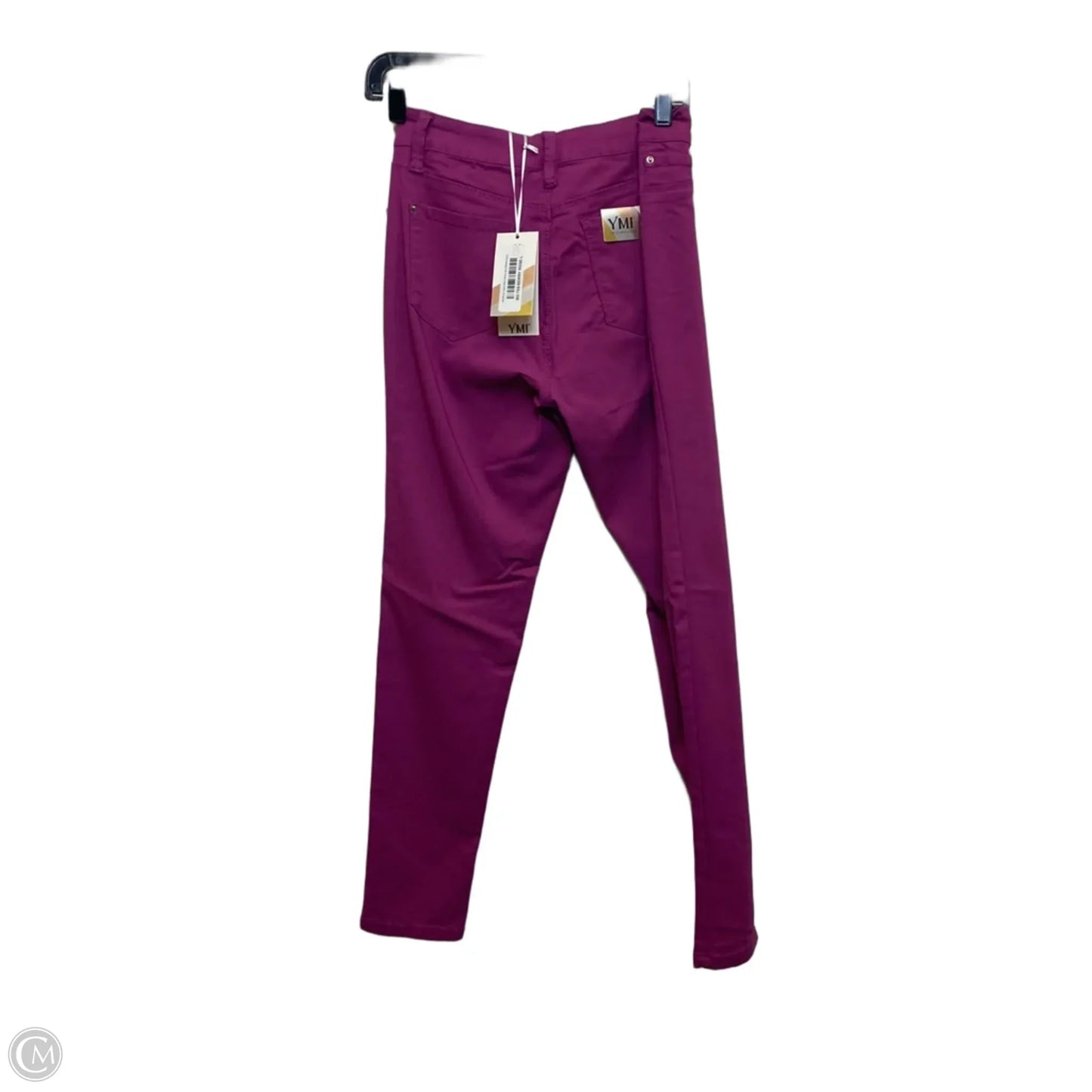 Jeans Skinny By Ymi In Purple Denim, Size: 12