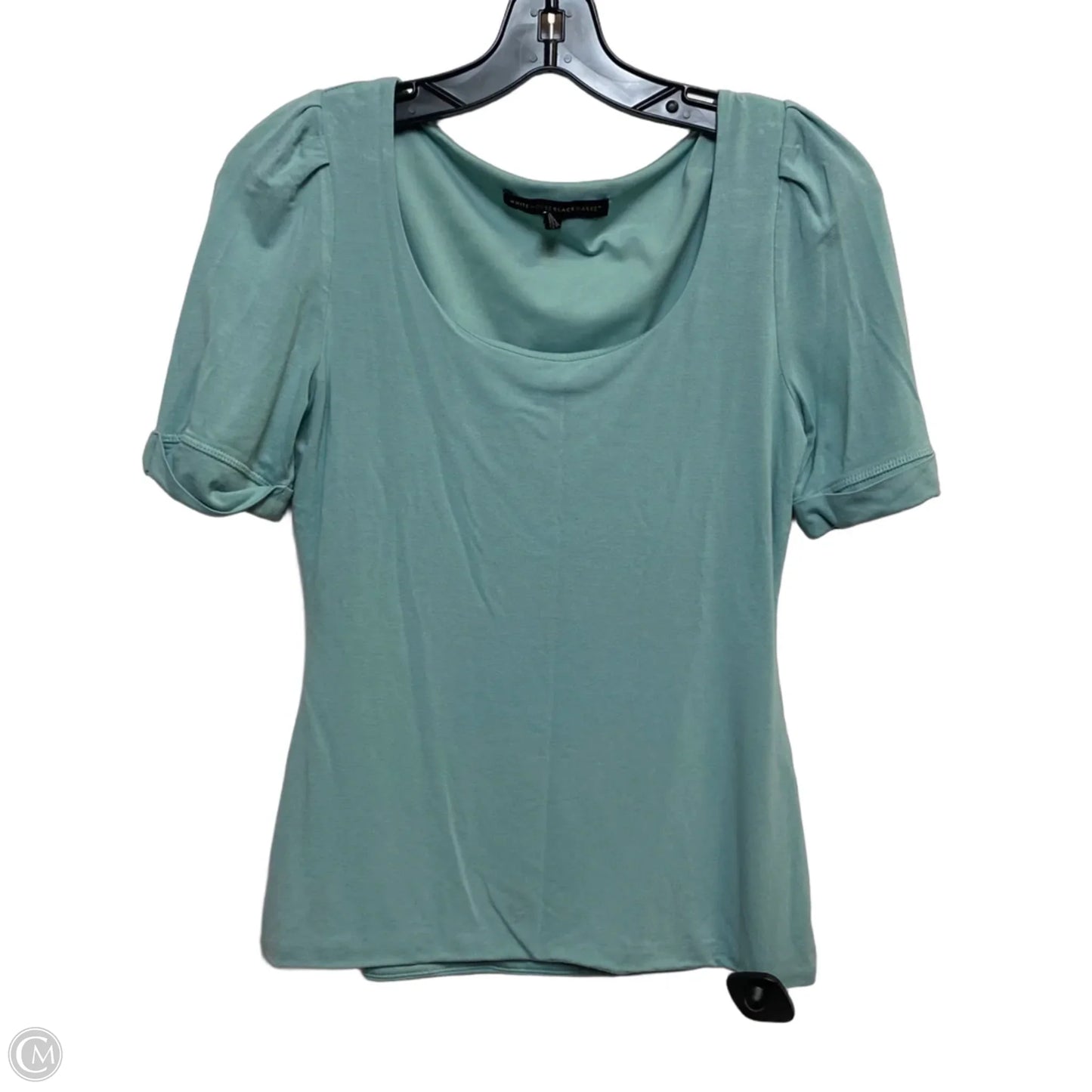 Top Short Sleeve By White House Black Market In Green, Size: Xs