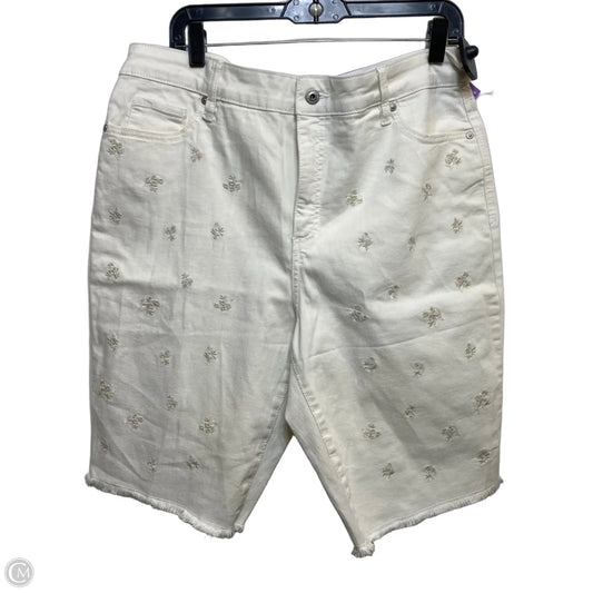 Shorts By Style And Company In Cream, Size: 18