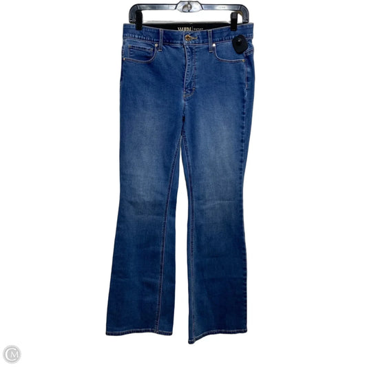 Jeans Boot Cut By White House Black Market In Blue Denim, Size: 8p