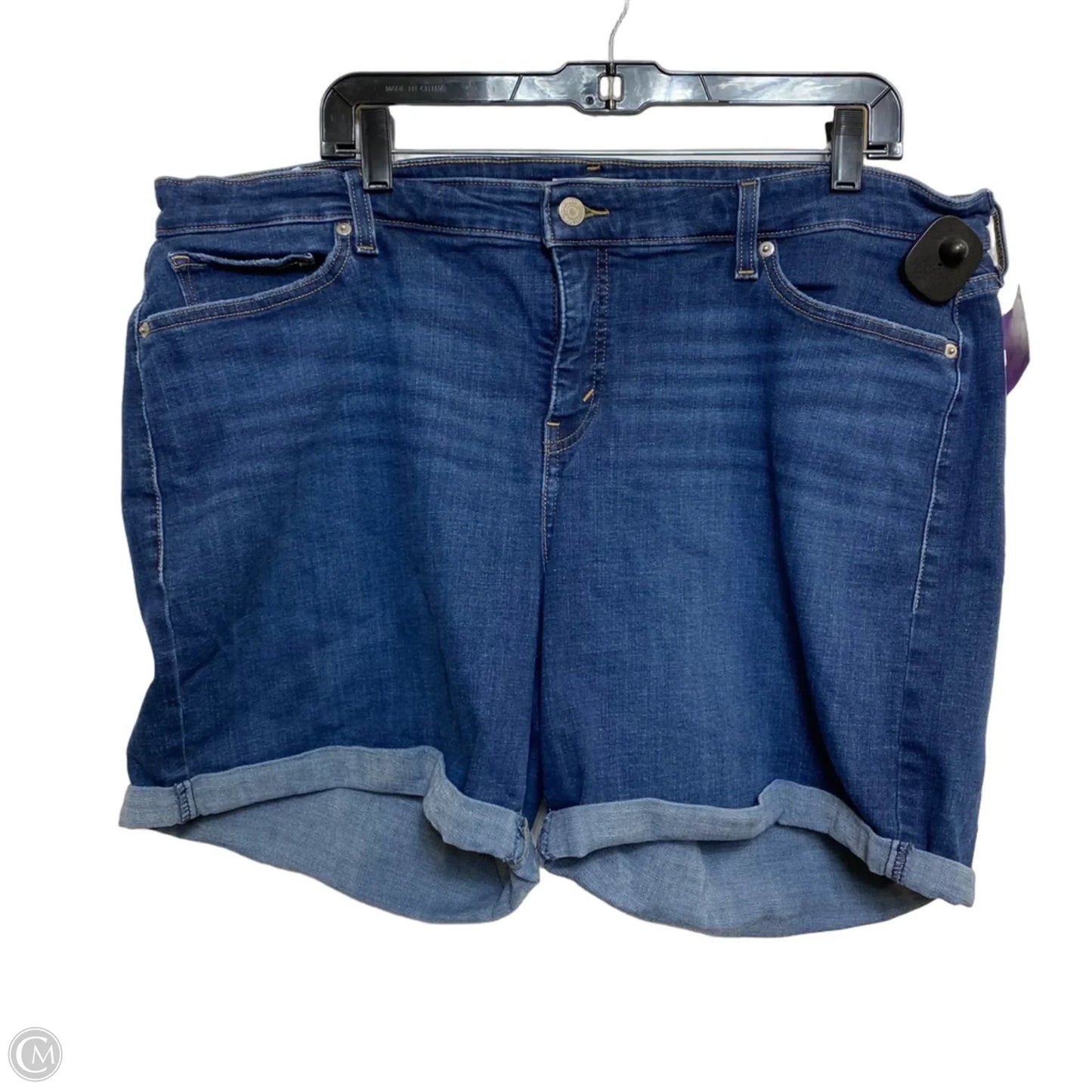Shorts By Levis In Blue Denim, Size: 20