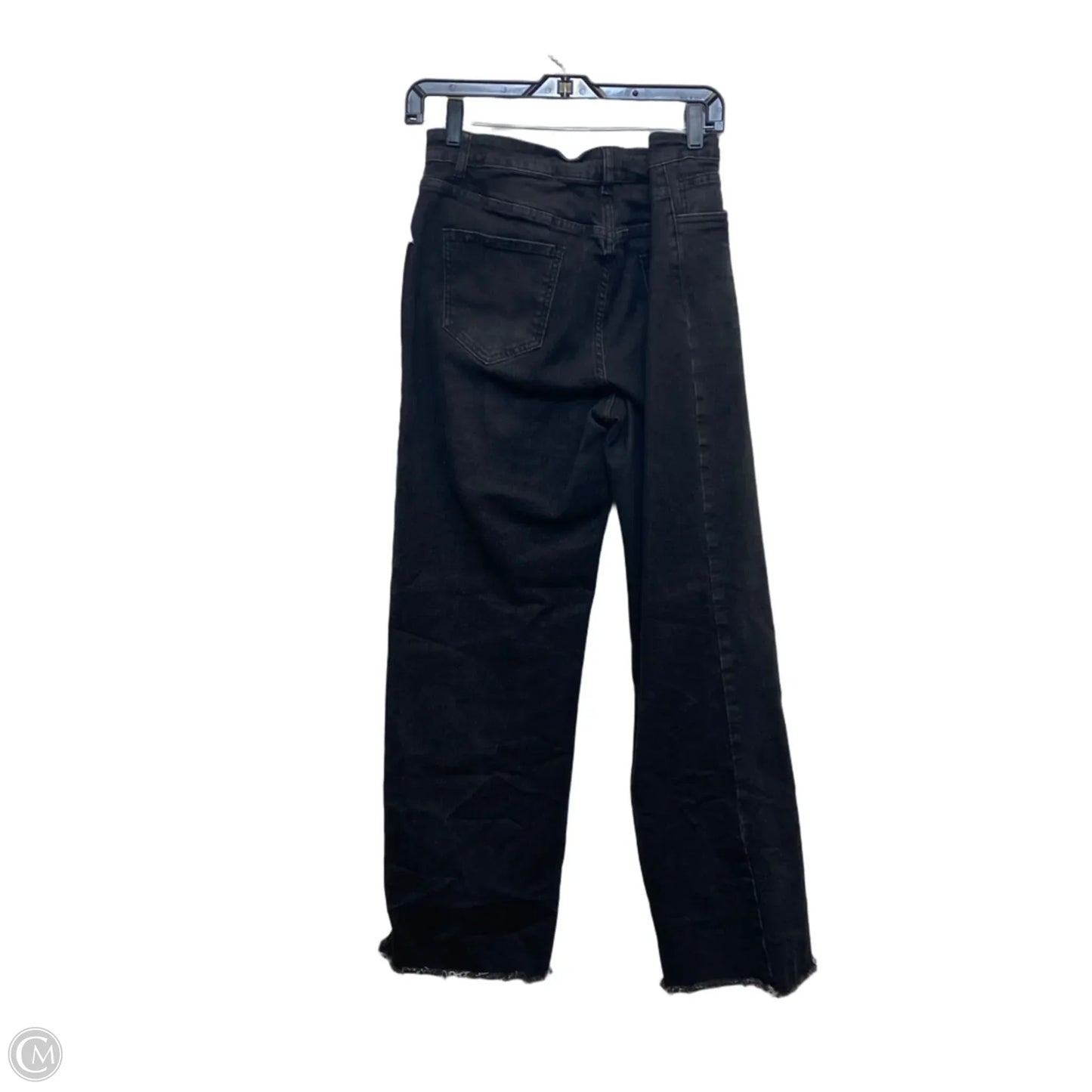 Jeans Flared By Clothes Mentor In Black Denim, Size: 12