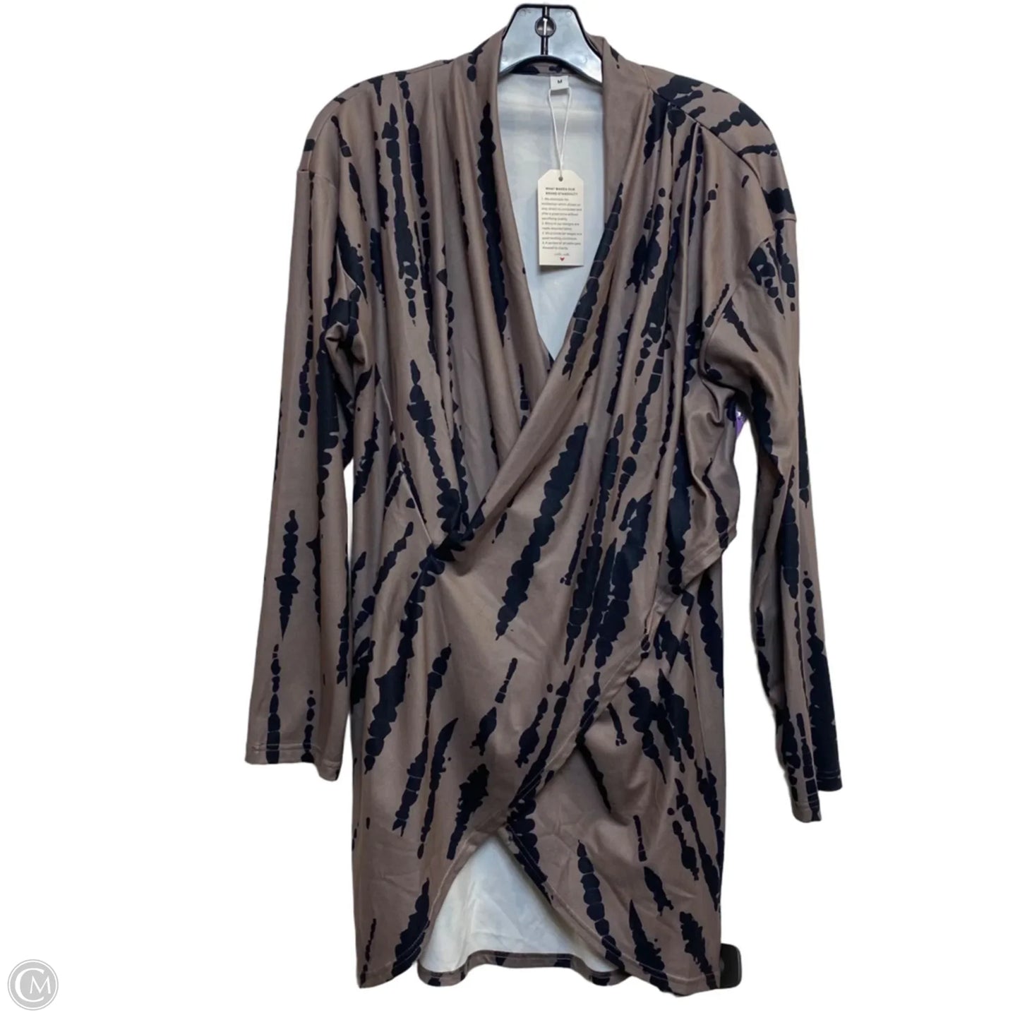 Dress Casual Short By Clothes Mentor In Black & Brown, Size: M