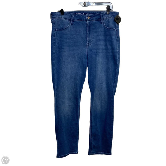 Jeans Straight By Old Navy In Blue Denim, Size: 12