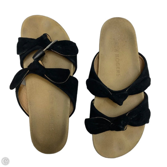 Sandals Designer By Jack Rogers In Black, Size: 7