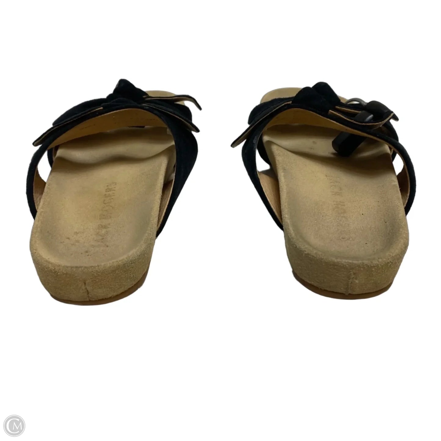 Sandals Designer By Jack Rogers In Black, Size: 7