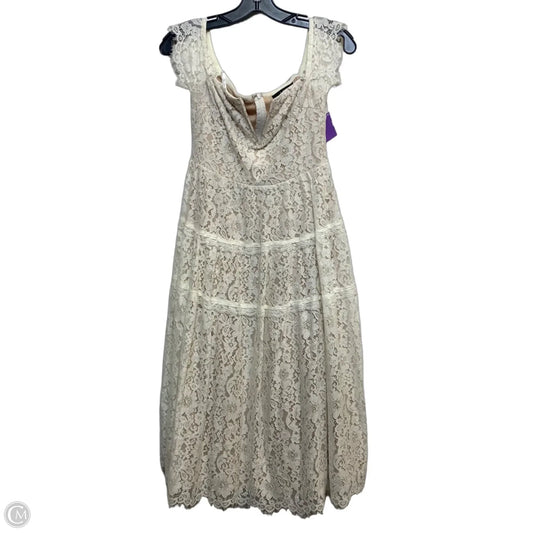 Dress Casual Midi By Lulus In Cream, Size: S