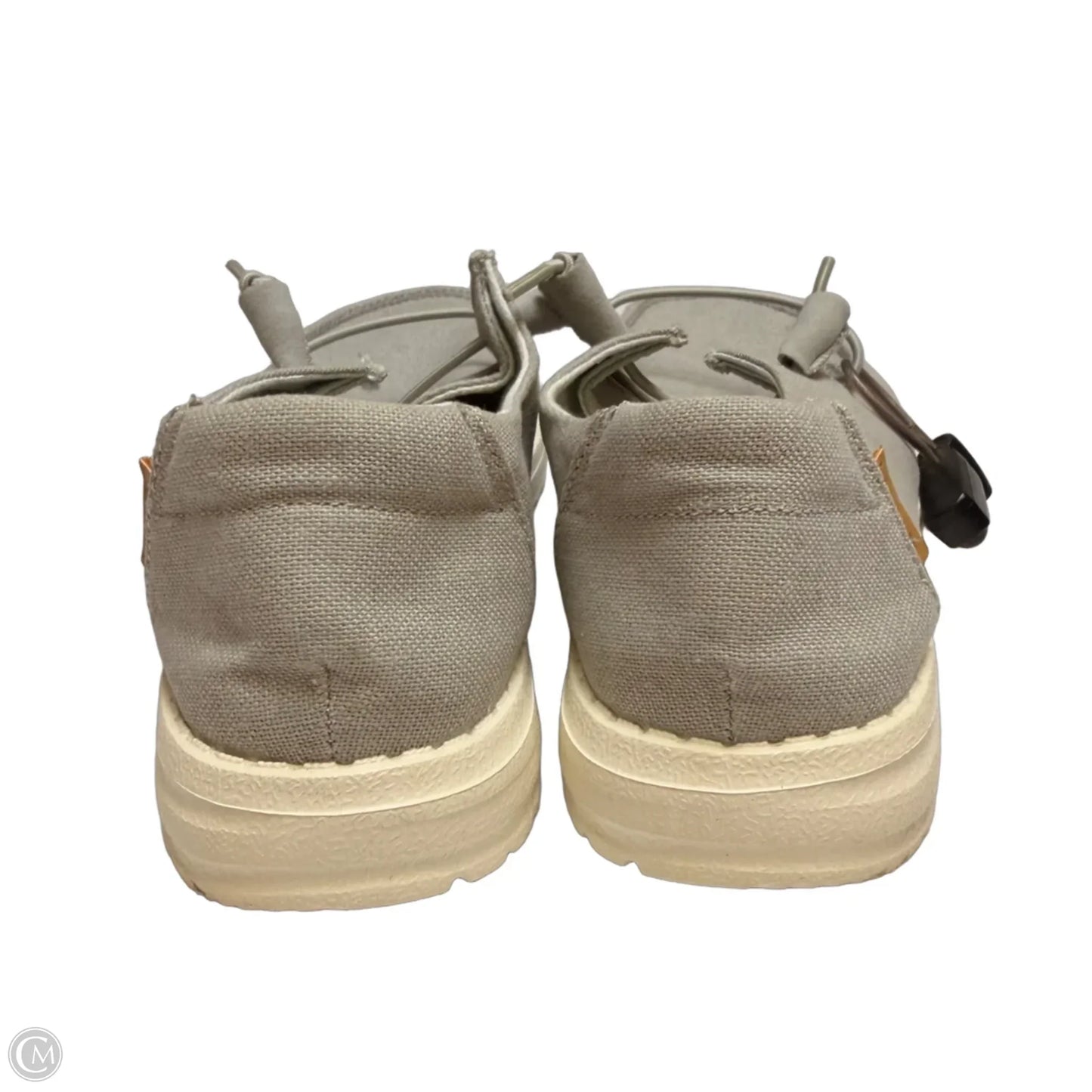 Shoes Flats By Hey Dude In Grey, Size: 6