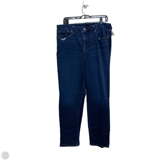 Jeans Designer By Good American In Blue Denim, Size: 18