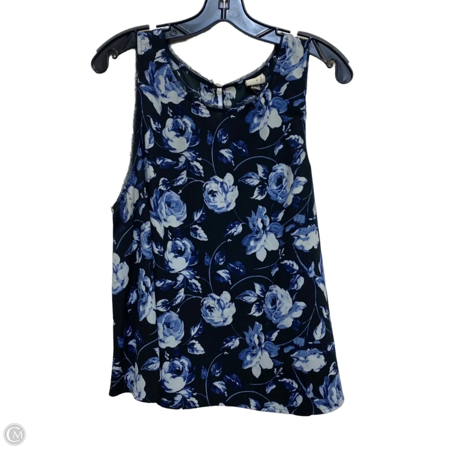 Top Sleeveless By A New Day In Black & Blue, Size: Xxl
