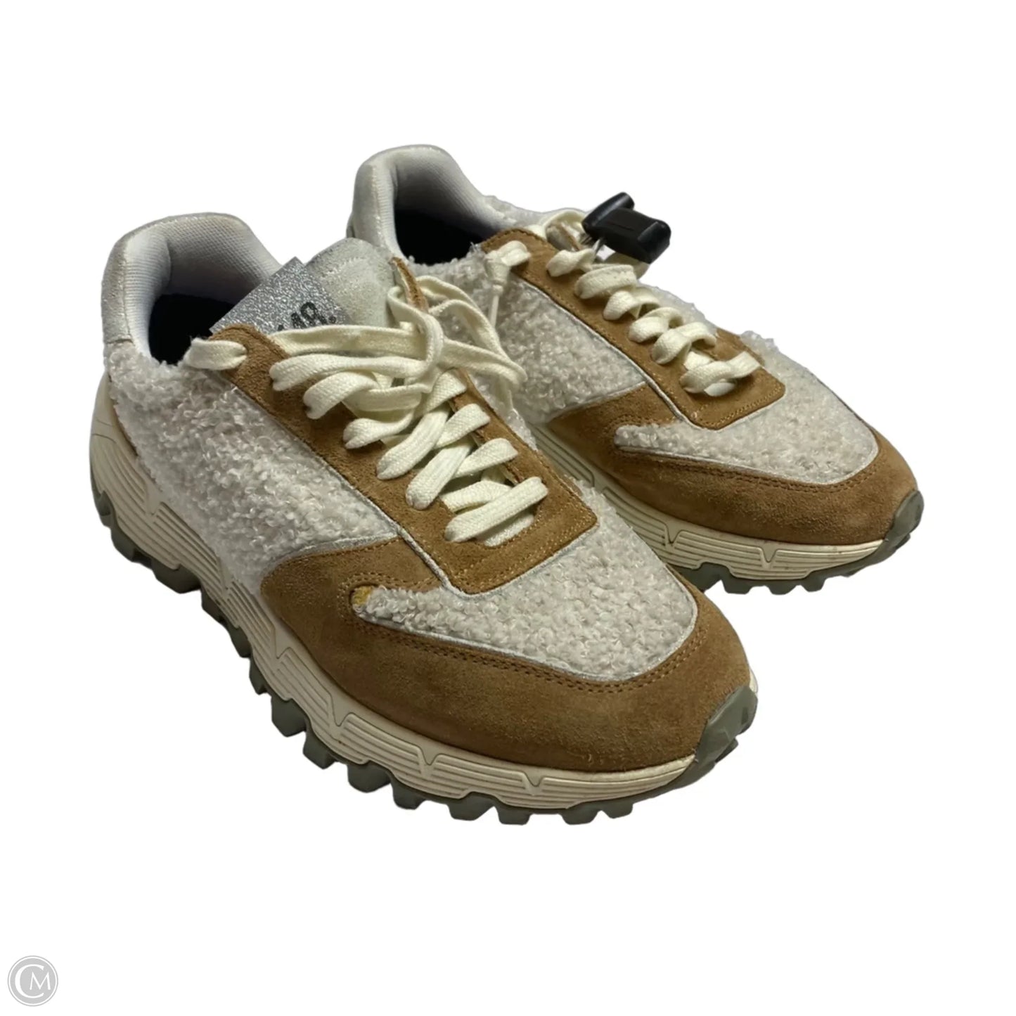 Shoes Designer By P448 In Tan & White, Size: 8.5