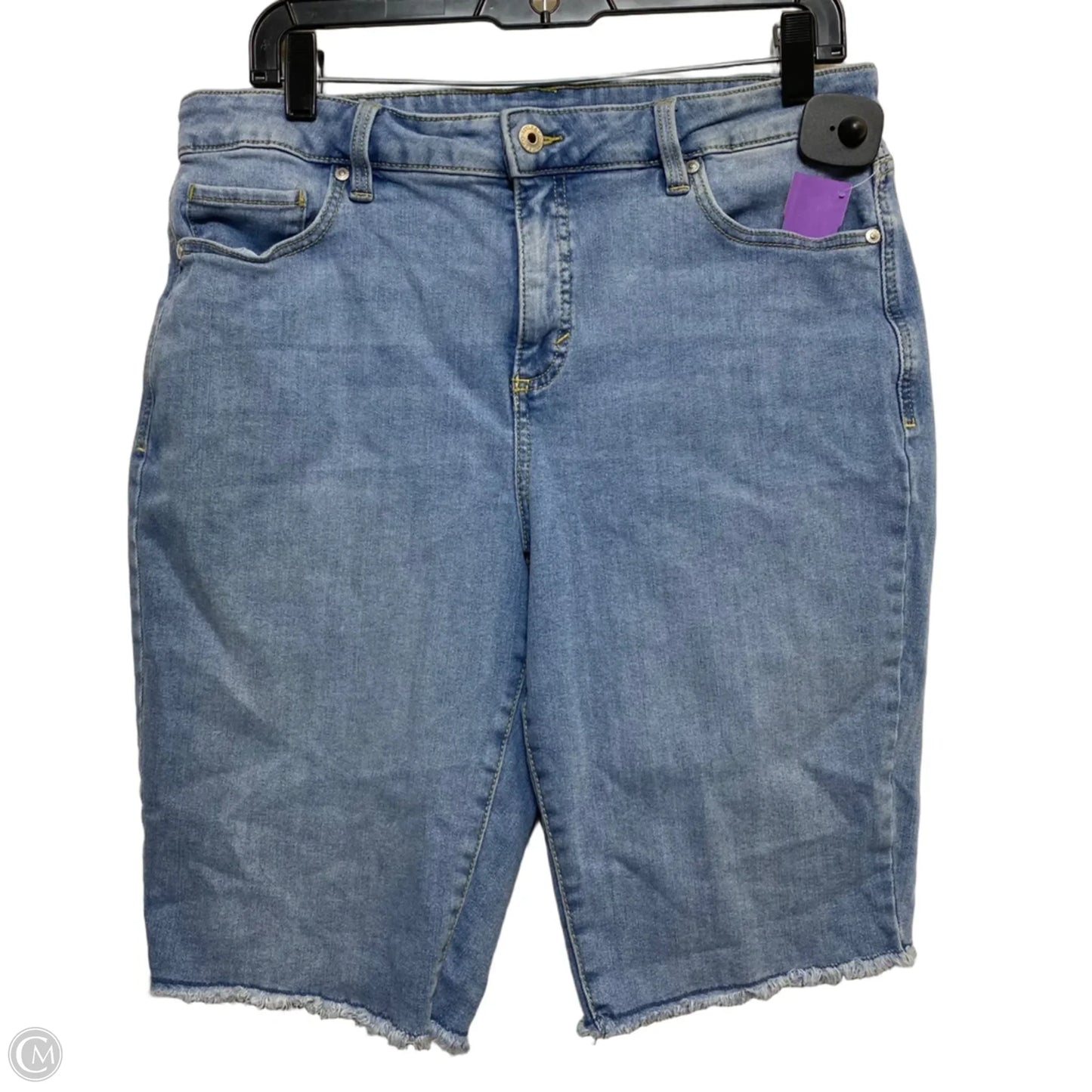 Shorts By Style And Co Collection Women In Blue Denim, Size: 12