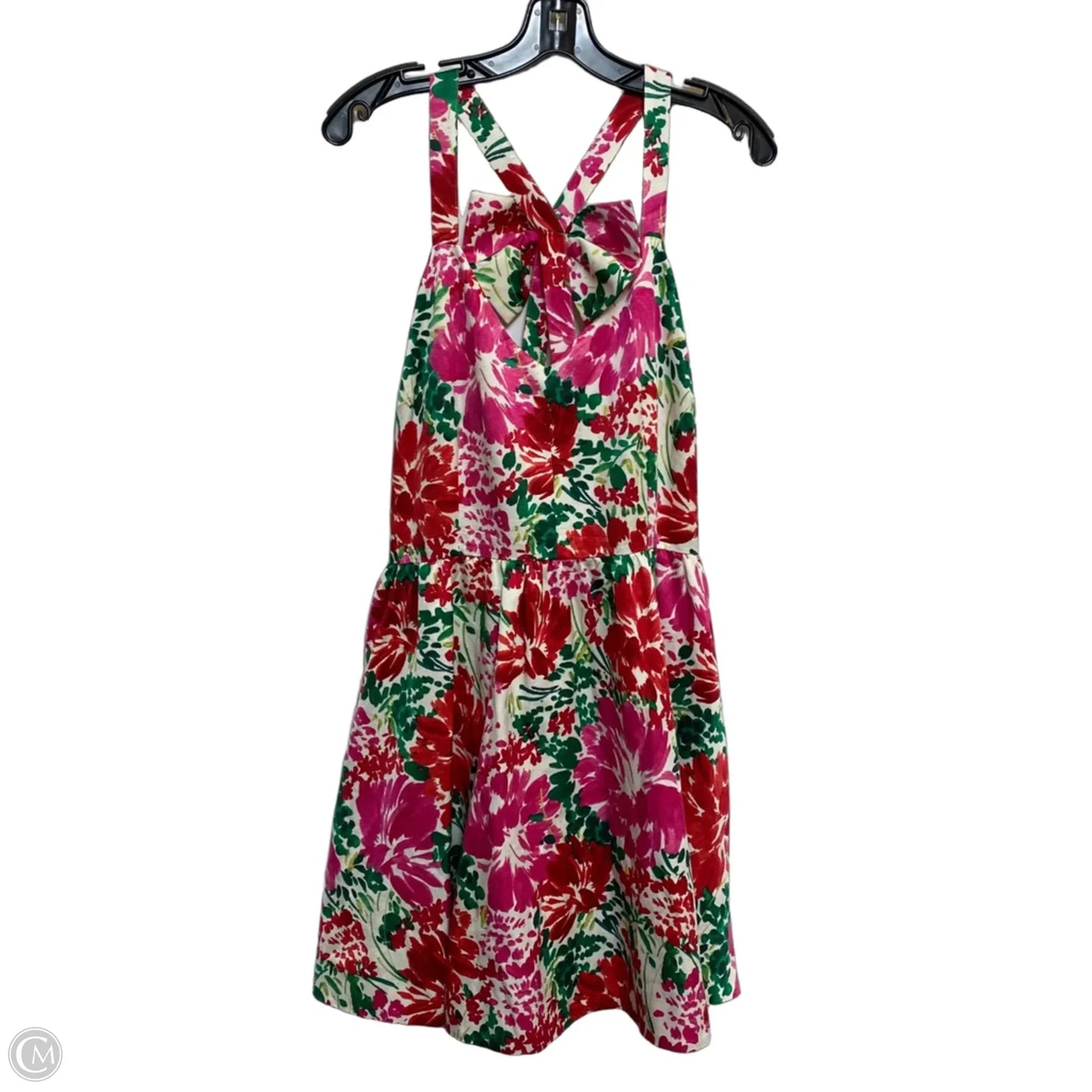Dress Designer By Vineyard Vines In Green & Pink, Size: Xl