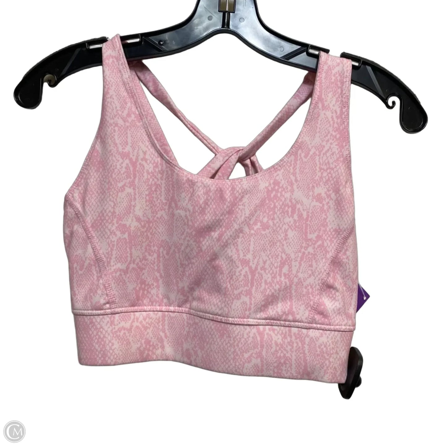 Athletic Bra By Zelos In Pink, Size: S