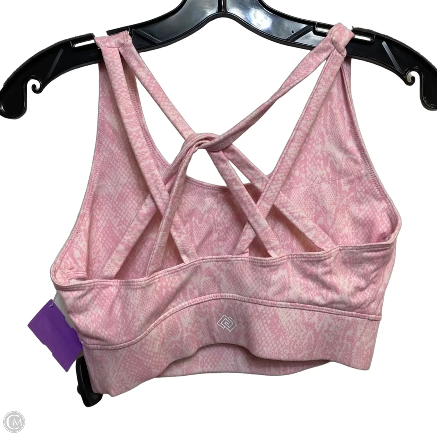 Athletic Bra By Zelos In Pink, Size: S