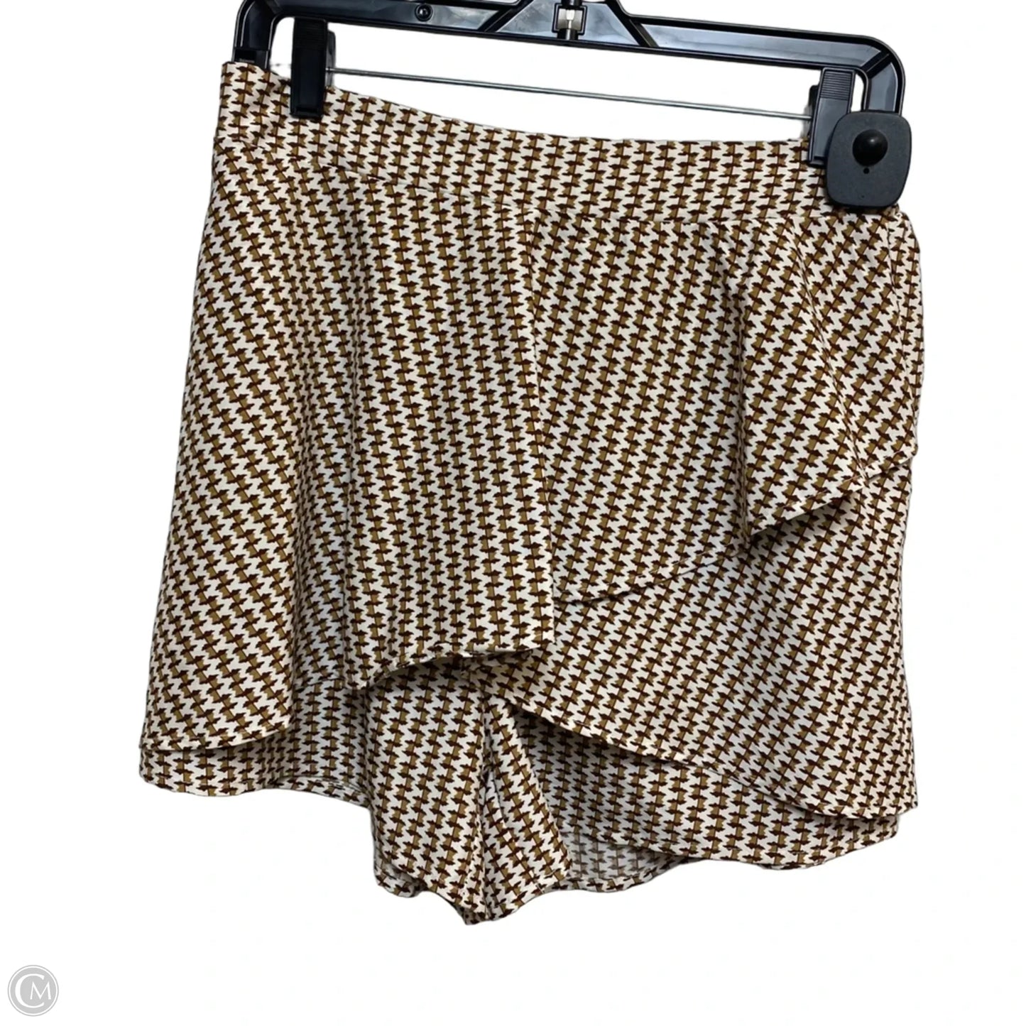Shorts Set By Clothes Mentor In Brown & White, Size: L