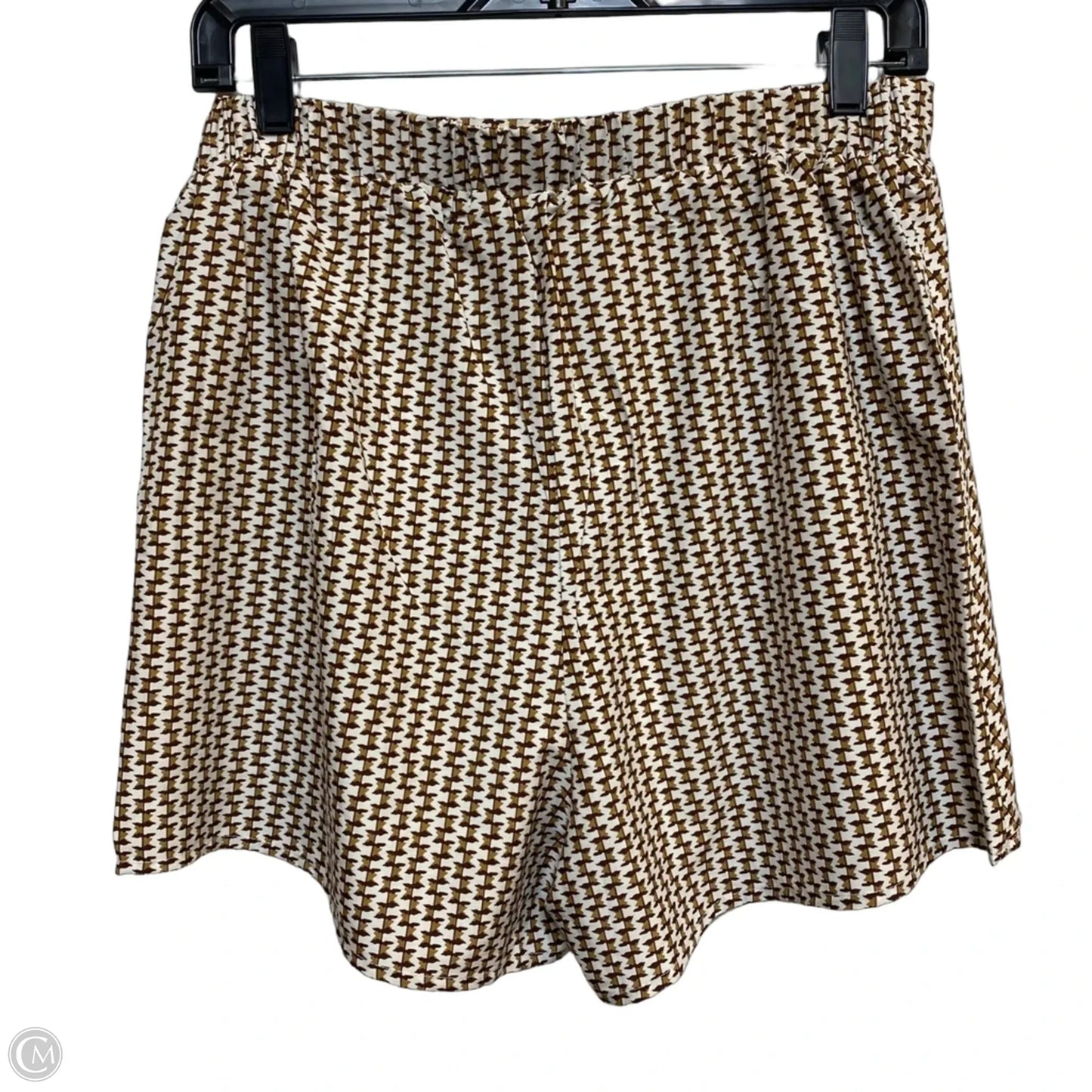 Shorts Set By Clothes Mentor In Brown & White, Size: L