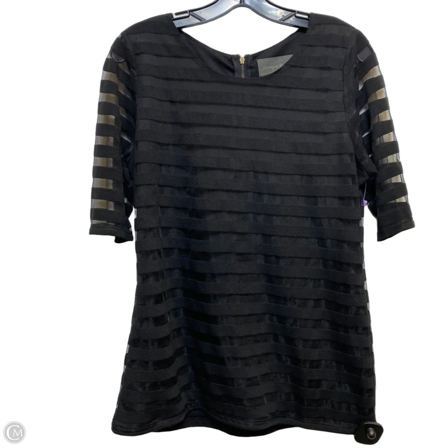 Top Short Sleeve By Sunday In Brooklyn In Black, Size: Xl
